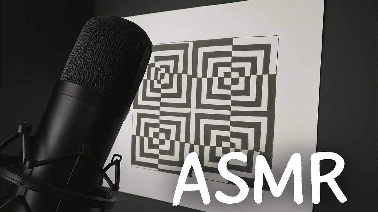 Relieve Your Stress by Drawing Together (Soft Scratching Sounds)