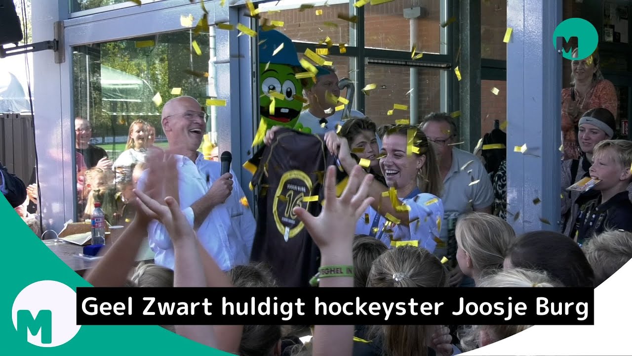 Geel Zwart huldigt gouden hockeyster Joosje Burg I Omroep Meierij
