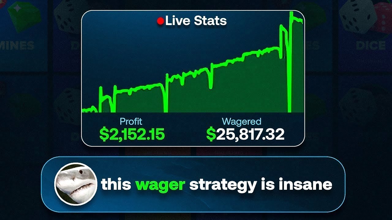 I FOUND THE BEST LEVEL UP WAGER STRATEGY FOR STAKE !