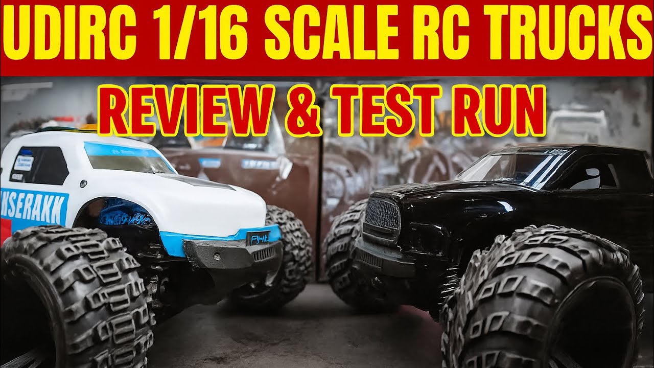UDIRC 1/16 Scale Brushed & Brushless RC Trucks Review & Test Run &mdash; BUDGET BUY OR BUST? 🤷🏾&zwj;♂️