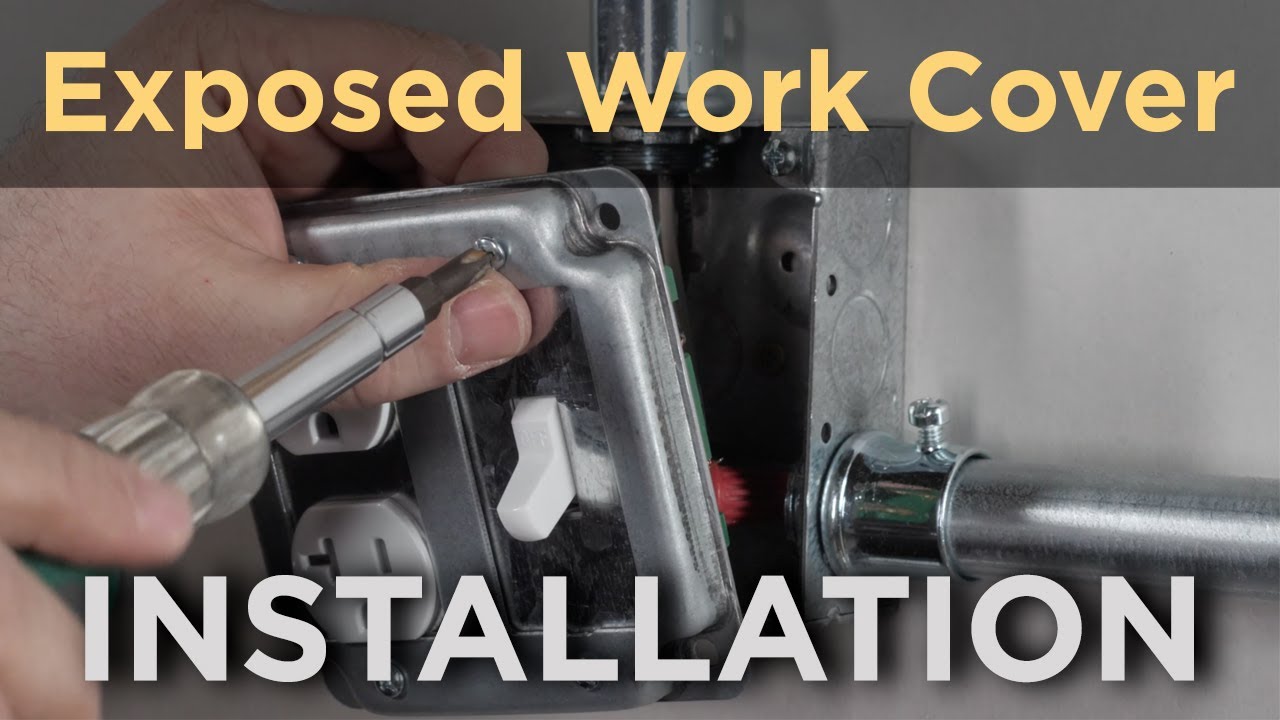 RACO Crushed Corner Exposed Work Covers Review and Installation