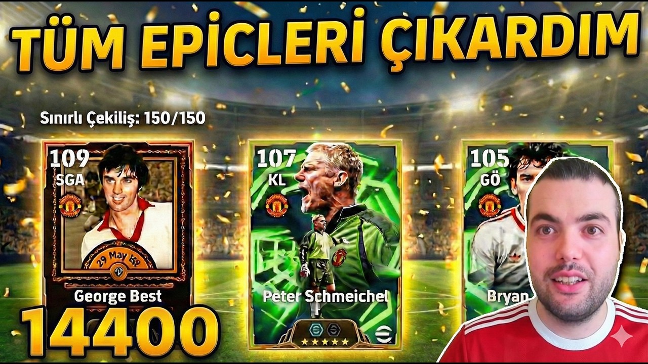 TÜM EPİCLERİ ÇIKARDIM 🔥109 BEST, 107 SCHMEİCHEL (14400 EFOOTBALL PARASIYLA BAŞLAYAN PAKET AÇILIMI)