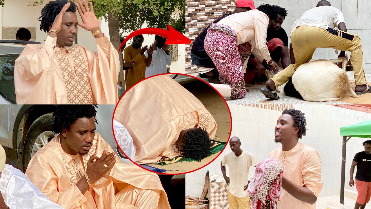 Tabaski 2022, La prière de Wally Seck et la visite chez sa mère Diaga après avoir effectué une…..