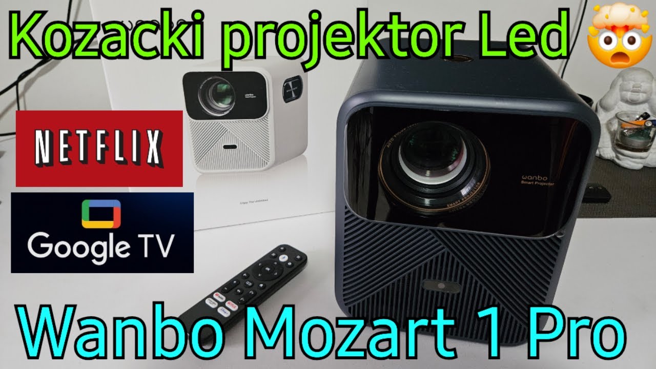Projektor Led Lcd Wanbo Mozart 1 Pro z Certyfikatem Google - subiektywny Test konsumencki -