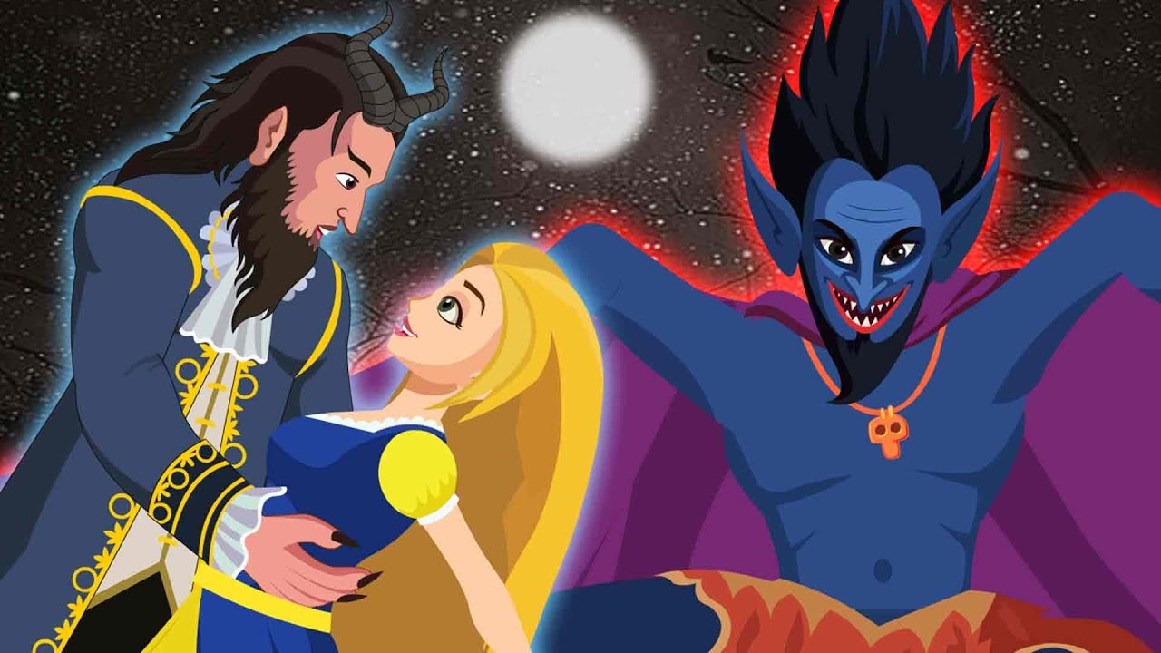 Fairy Tales & Bedtime Stories 🧚‍♀️| Rapunzel & The Beast | Cartoon Crush