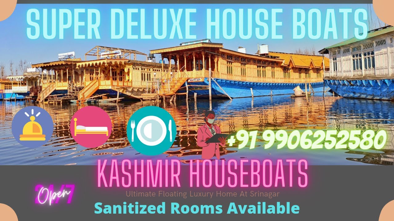 Deluxe Kashmir House boat tour | dal lake boat house