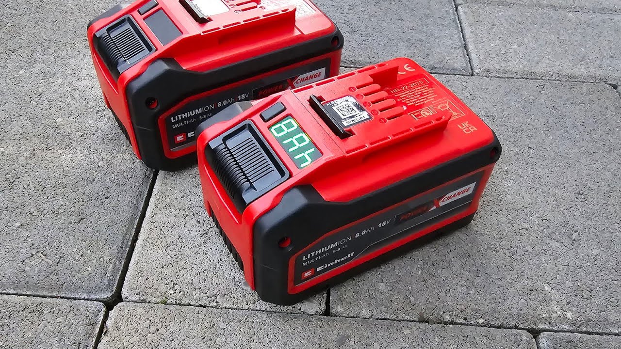 Einhell 18V 5-8Ah Multi-Ah PXC Plus - unboxing