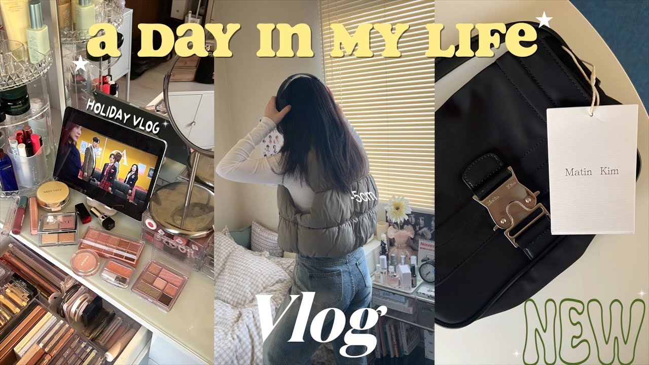 \VLOG/急に寒くなった日常_大好きな冬が近づいて来た/髪の毛のイメチェンしてお出掛け,新しいバッグ,冬を満喫する準備