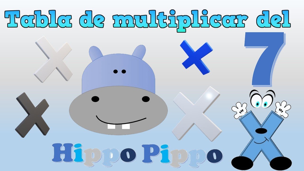 Aprender a multiplicar - Tabla de multiplicar del 7 | Números para niños
