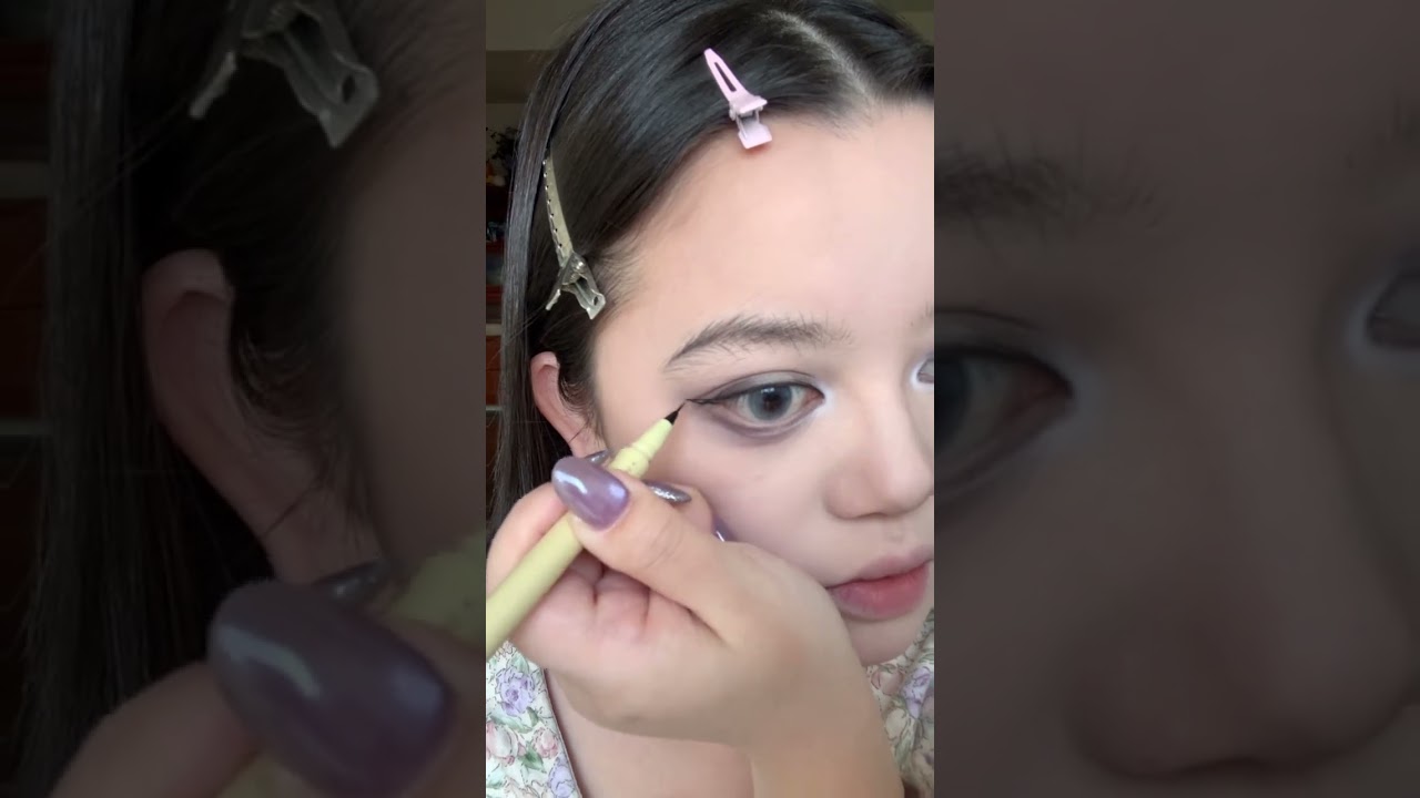 New Year's Wealth Attraction Makeup: Sharp Blade Silver-Gray Smoky Eyes