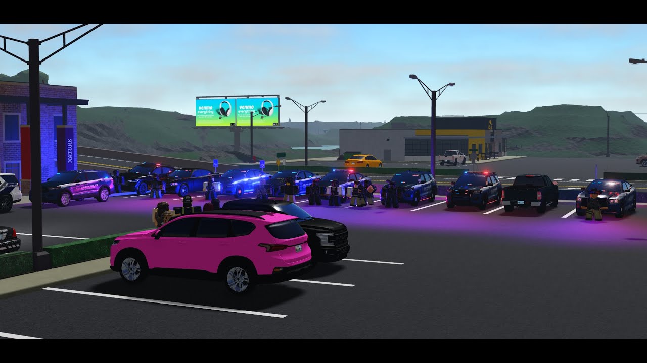 For some reason a CNJTF patrol with liveries attracted the whole server | Berkeley County ROBLOX