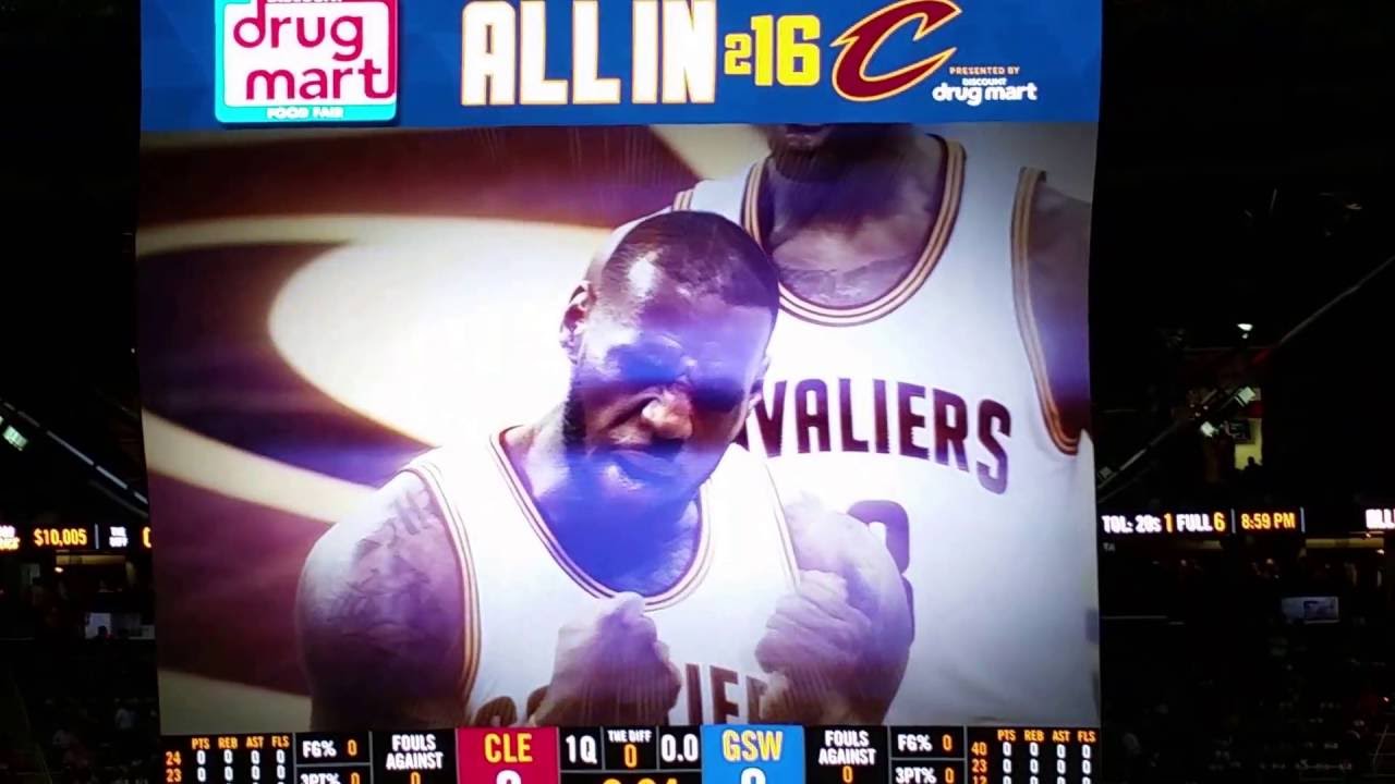 Cavaliers NBA Finals pregame video In The Air Tonight