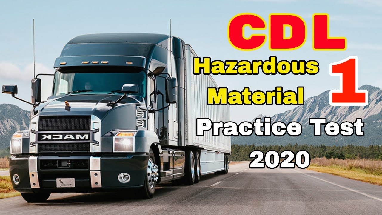 2020 CDL HAZMAT ENDORSEMENT TEST 1 (QUESTIONS AND ANSWERS STUDY GUIDE)