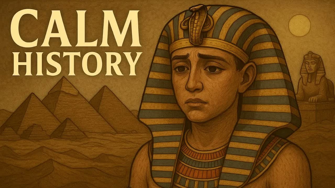 Tutankhamun  Tragic Life and Death of the Boy Pharoh   Boring History for Sleep