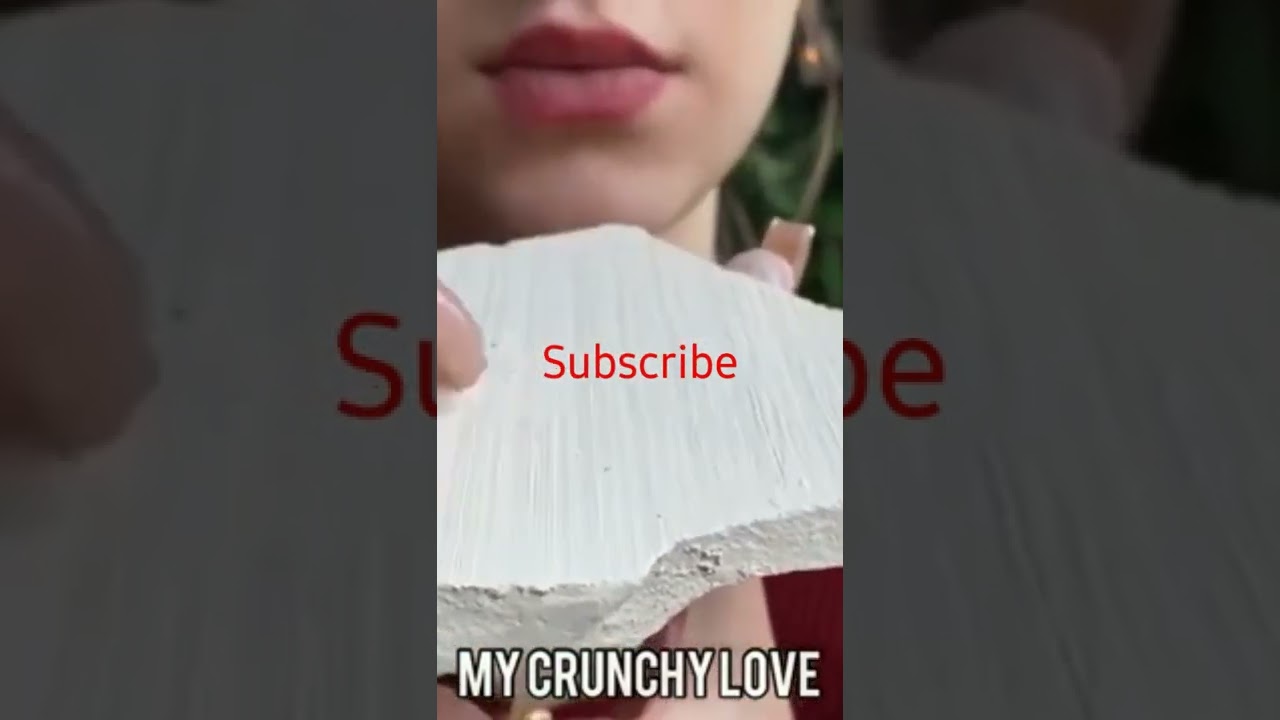 most trending Relaxing sounds asmr #eating chalk mountain #ytshorts #asmrsounds #chalkasmr #mukbang