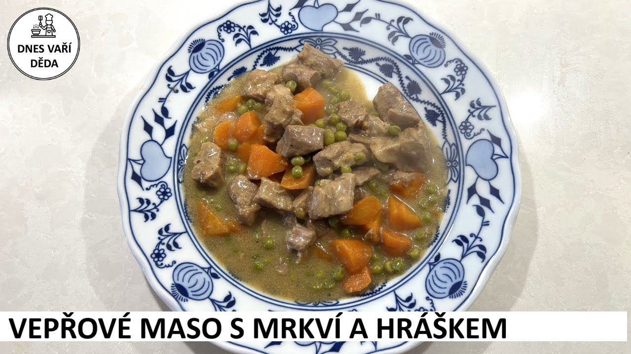 Vepřové maso v mrkvi a hrášku  | Josef Holub