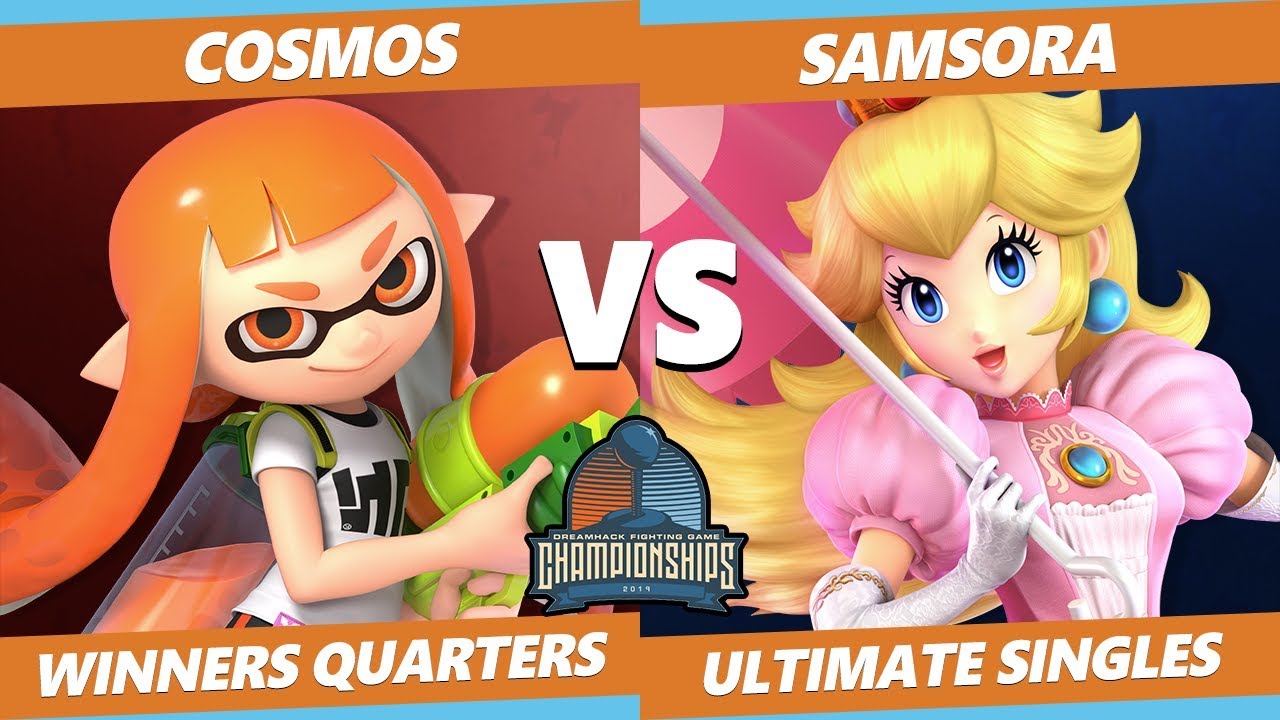 DHATL 2019 SSBU Singles - Cosmos (Inkling) Vs eU | Samsora (Peach) Smash Tournament Winners Quarters