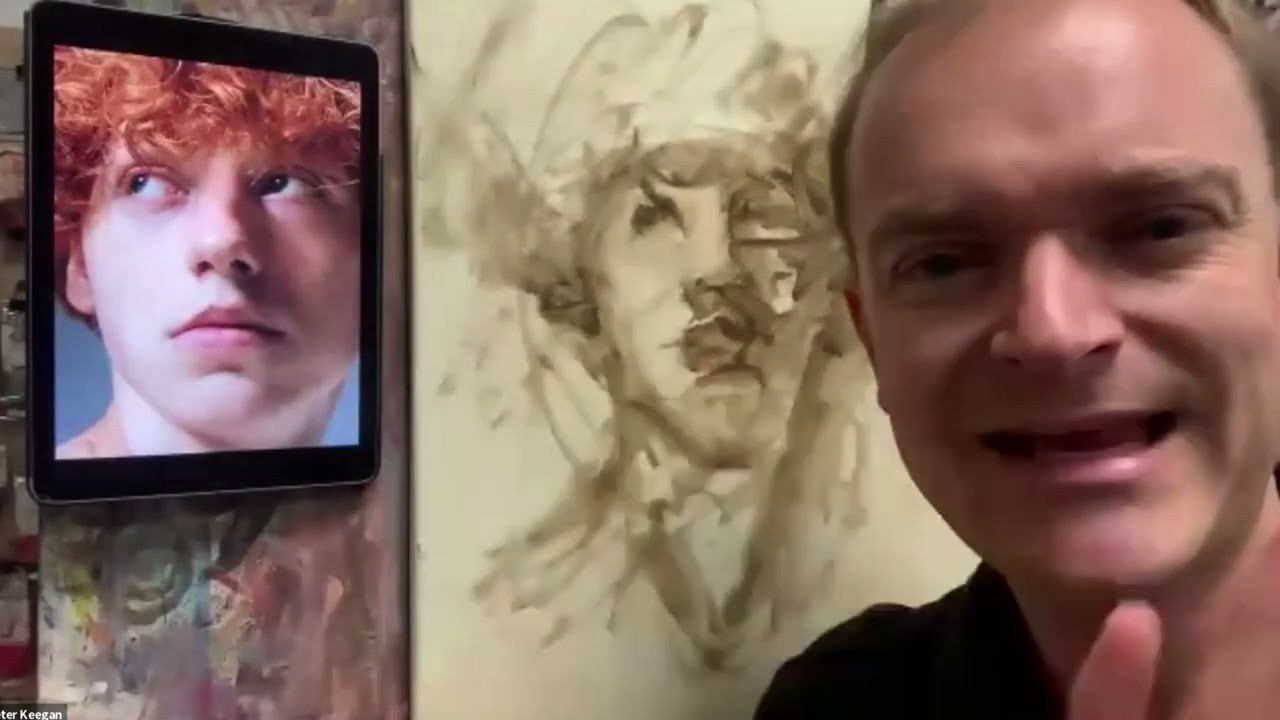Portrait Painting Demonstration by Peter Keegan