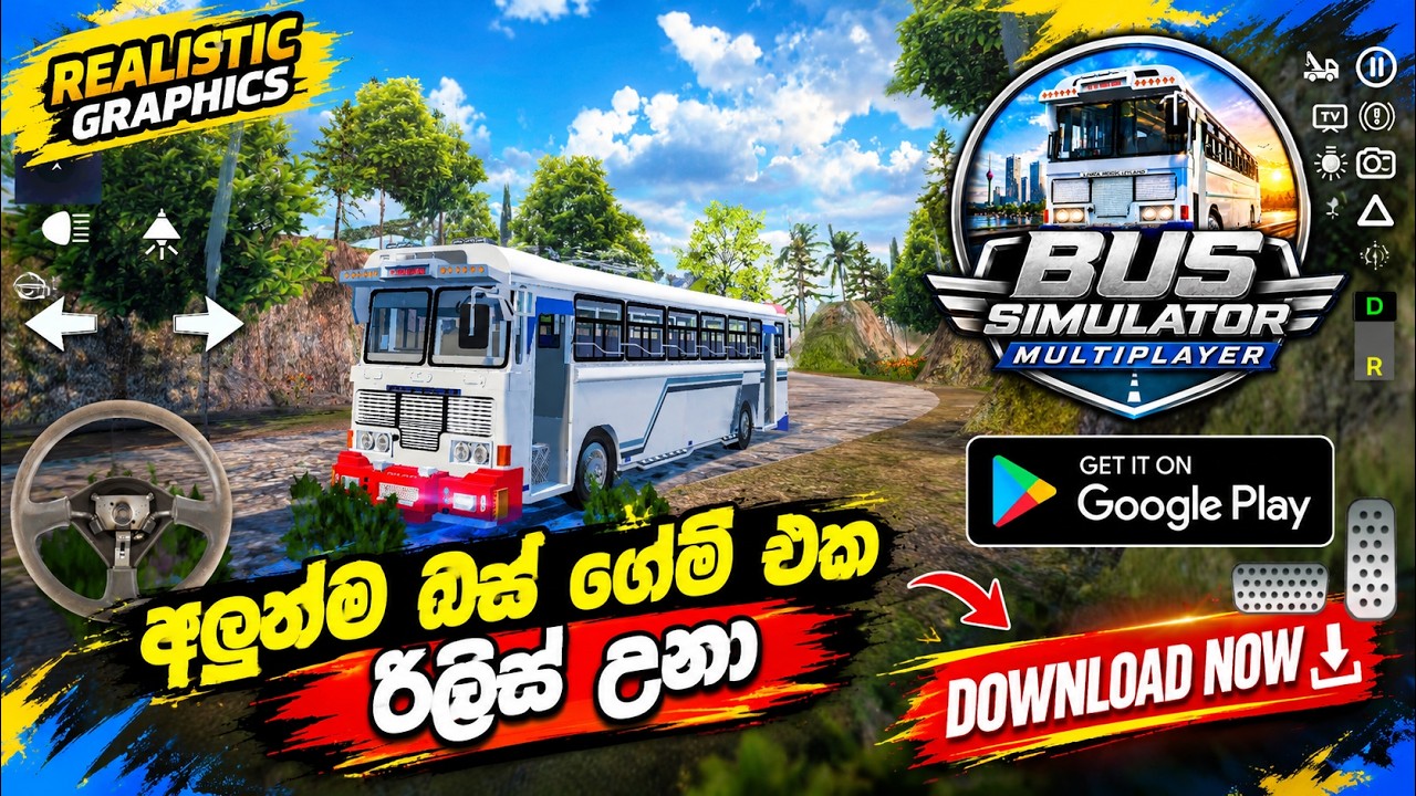 Bus Simulator M Released on GooglePlay | New Sri Lanka Bus Game