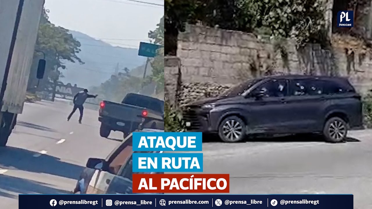 Ataque armado en el km 32 de la ruta al Pac&iacute;fico deja una persona fallecida; PMT reporta cierre vial