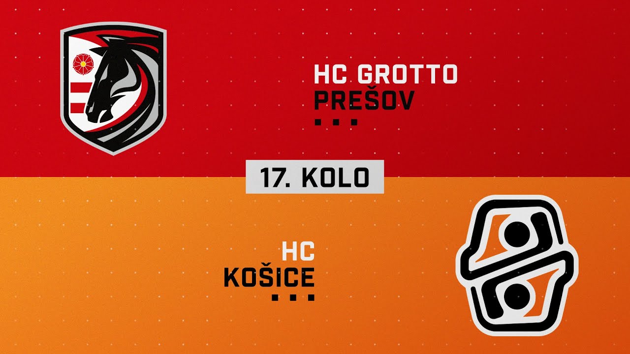 17.kolo HC Grotto Prešov - HC Košice HIGHLIGHTS