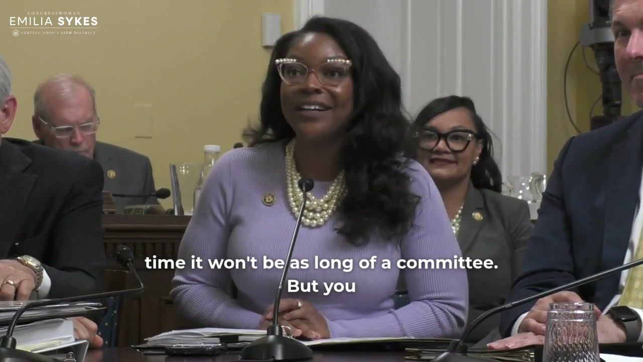 Rep. Sykes Introduces Amendments to GOP Reconciliation Bill