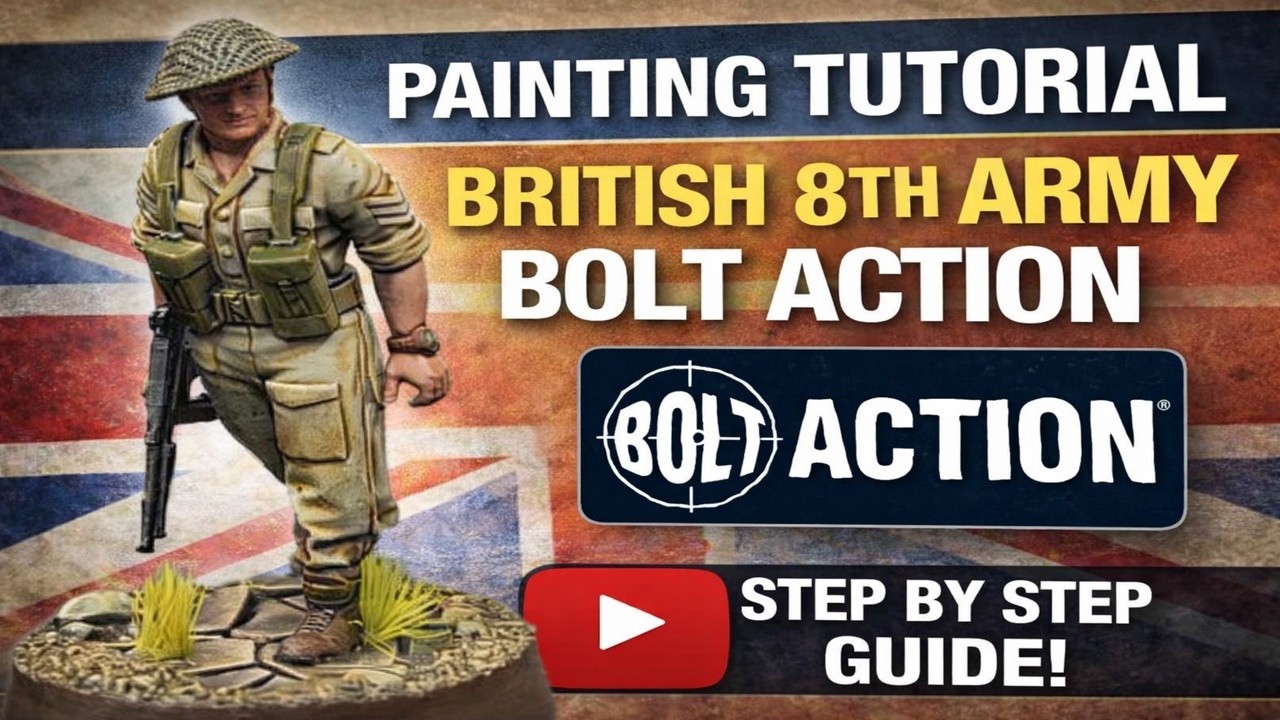 How to Paint British 8th Army (North Africa) | Bolt Action Step-by-Step Tutorial
