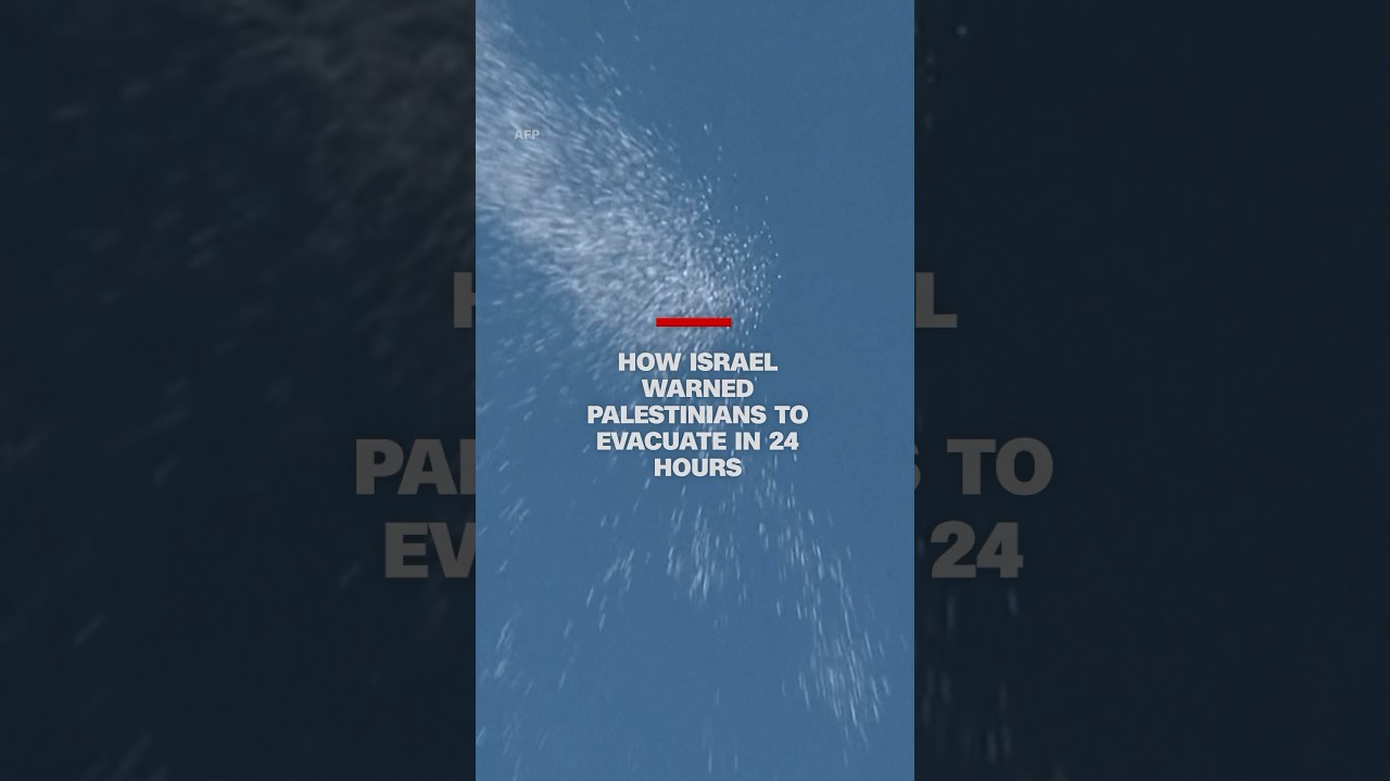 How Israel warned Palestinians to evacuate in 24 hours