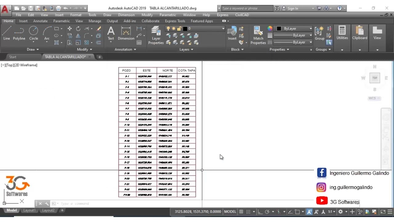 Exportar Tabla desde AutoCAD a Excel