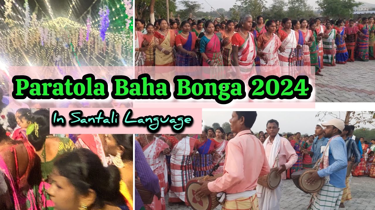 Haludbani  Paratola Baha Bonga 2024 ll Jamshedpur ll In Santali Language #bahabonga #santalivideo