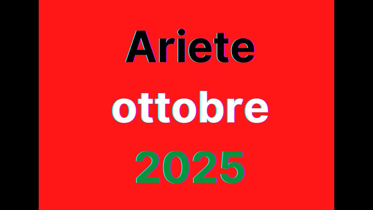 Ariete ottobre 2025