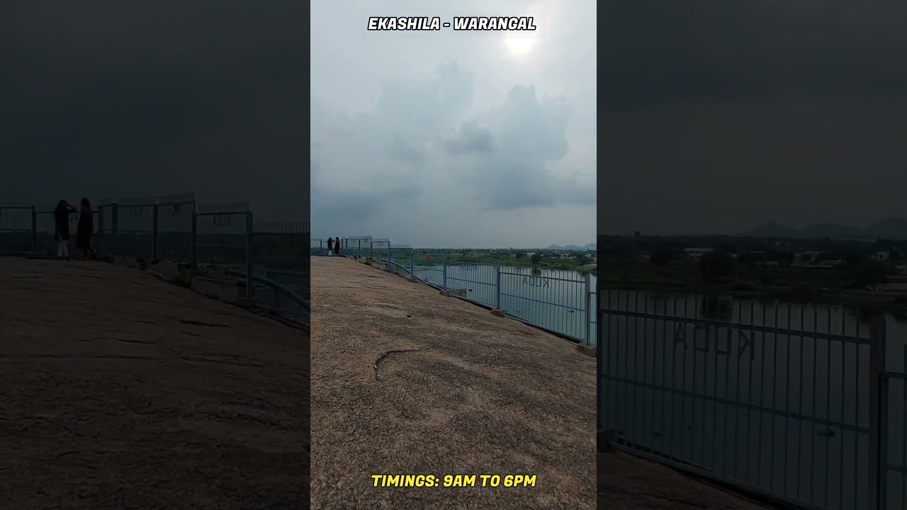 Ekashila Gutta Warangal Ekashila park view #warangal #travel