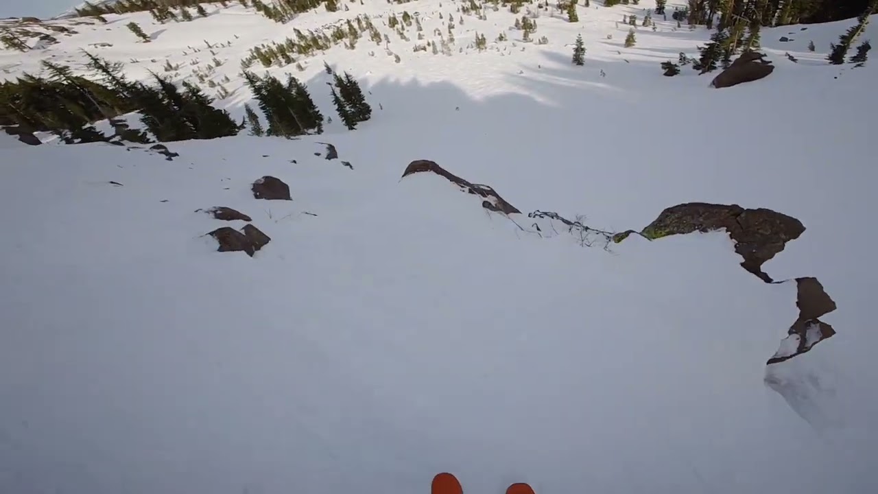 Kirkwood 2* comp I got 12!!!!  #tjfs #skiing #freeride