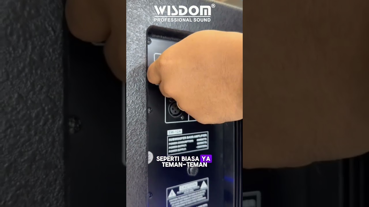 WISDOM SW-12A Subwoofer Aktif 12