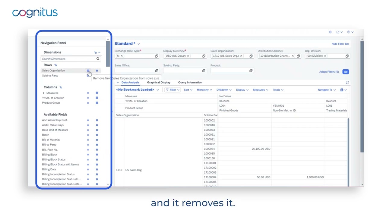Incoming Sales Orders Analysis in SAP S/4HANA | Embedded Analytics | Step-by-Step Demo | Cognitus