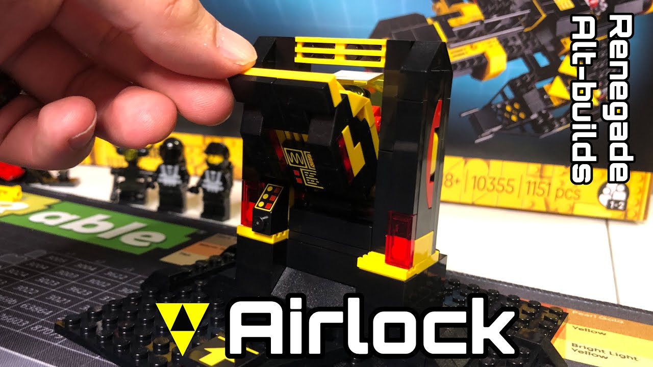 10355 Renegade Alt-build - Blacktron Airlock MOC