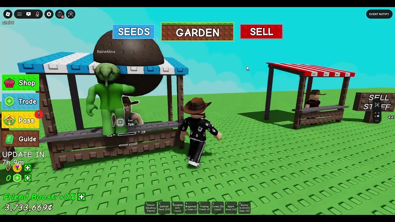 Roblox GROW A GARDEN.