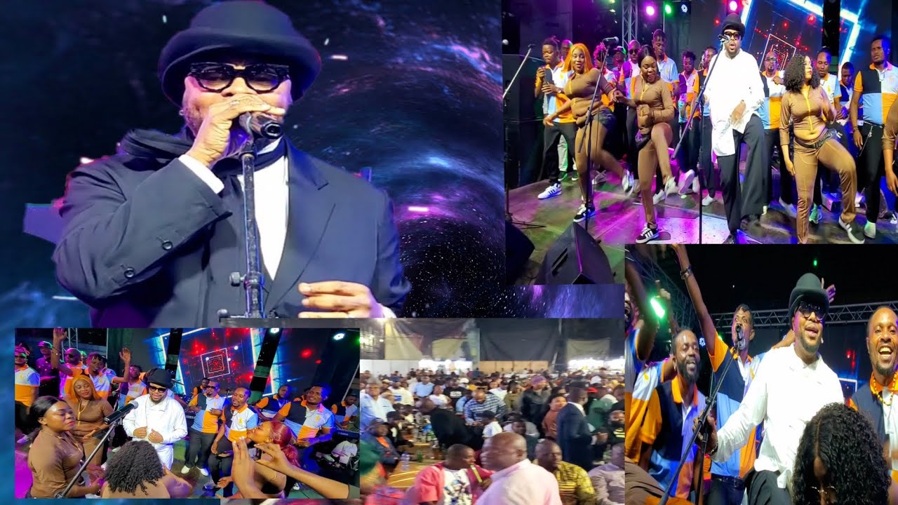 CONCERT DE PAPA CHÉRI A LA KERMESSE  UN SHOW DE LUXE LES FANS TRÈS SATISFAIT DE LA BONNE MUSIQUE