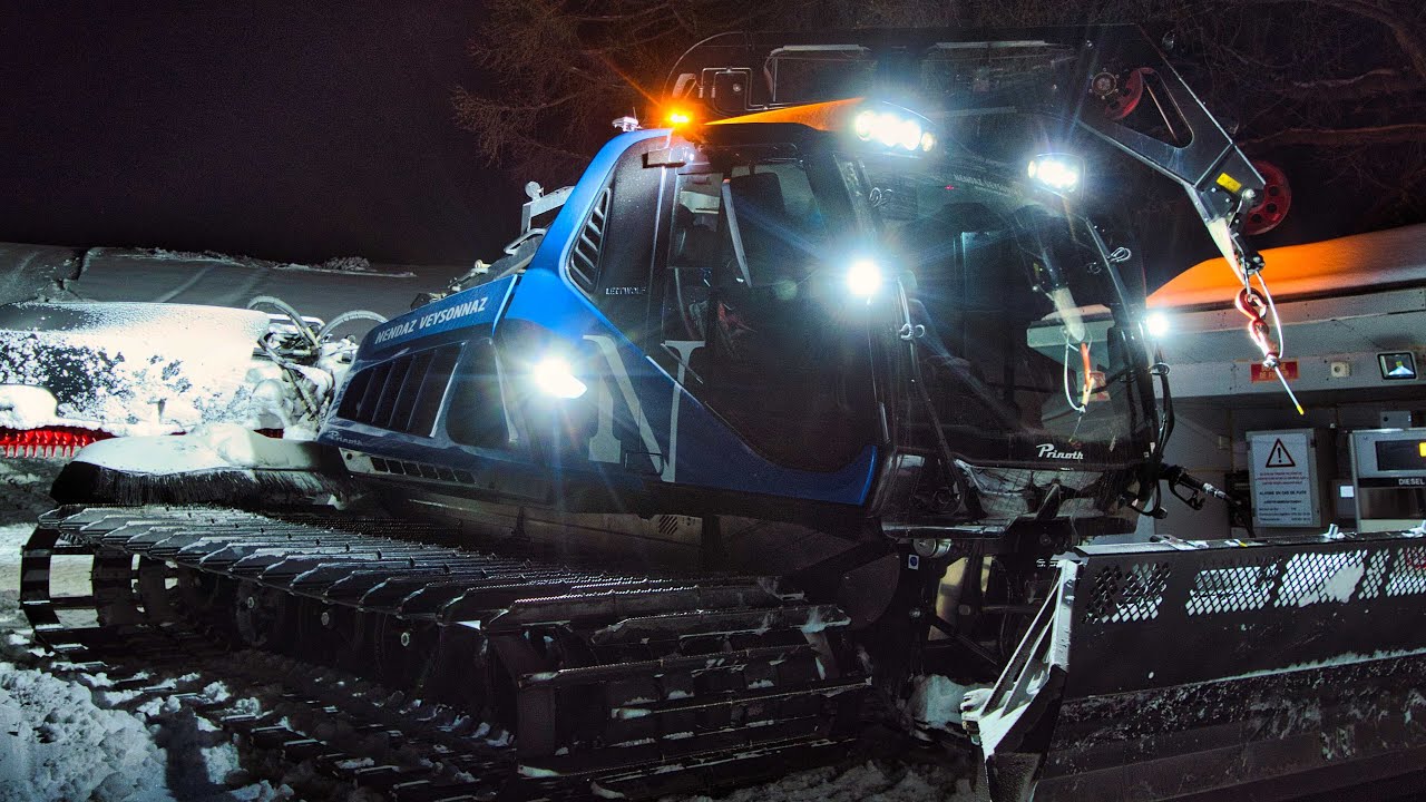 La nouvelle Prinoth Leitwolf de Veysonnaz au damage