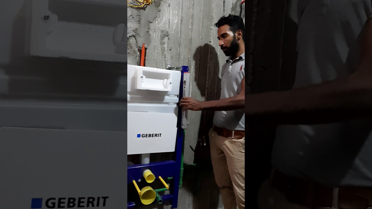 Geberit toilet installation