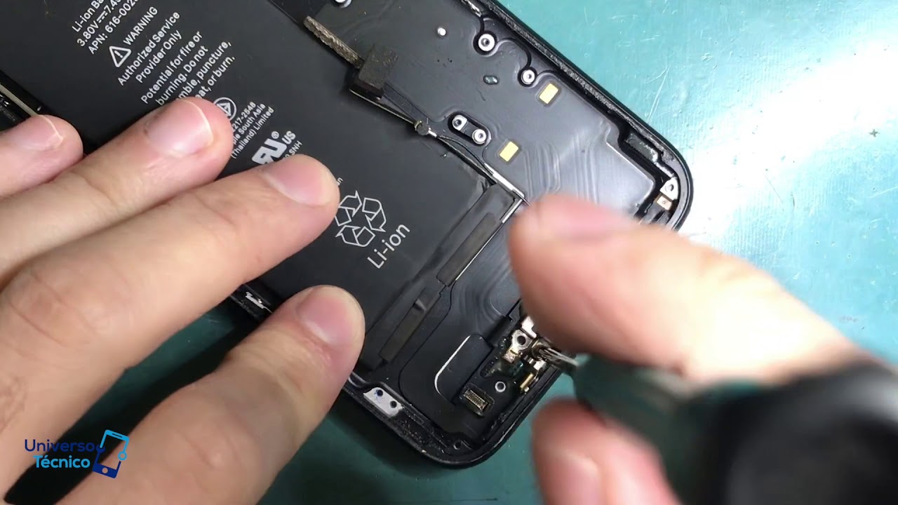Como consertar / trocar o conector flat carga do iPhone 7