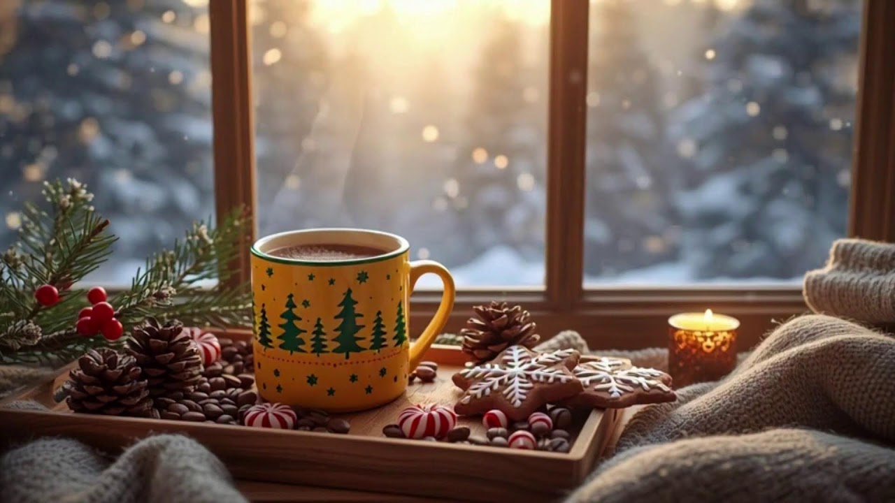 Happy Lightly Jazz Cafe ☕ Delicate Morning Winter Jazz & Bossa Nova Instrumental for Upbeat Mood