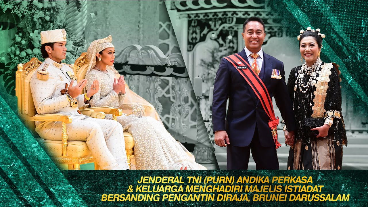 Menghadiri Majelis Isitiadat Bersanding Pengantin Diraja Brunei Darussalam