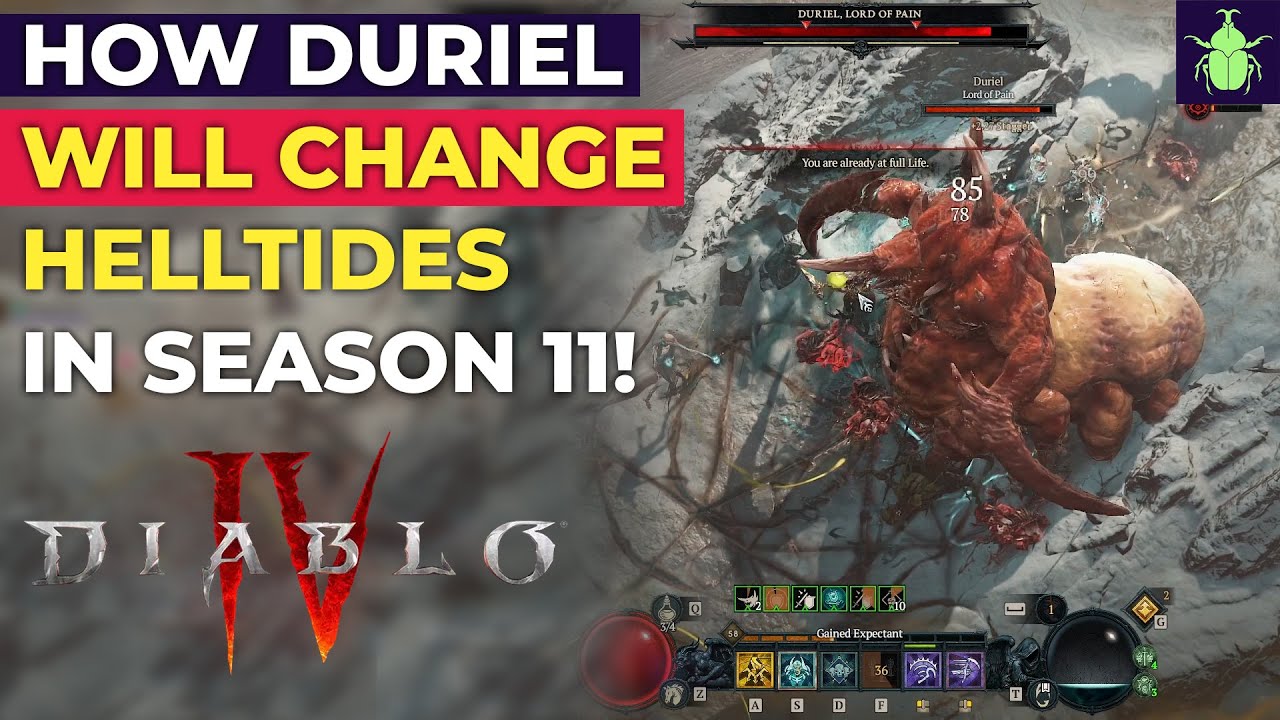 Diablo 4: Как Дуриэль изменит Helltides в 11 сезоне!