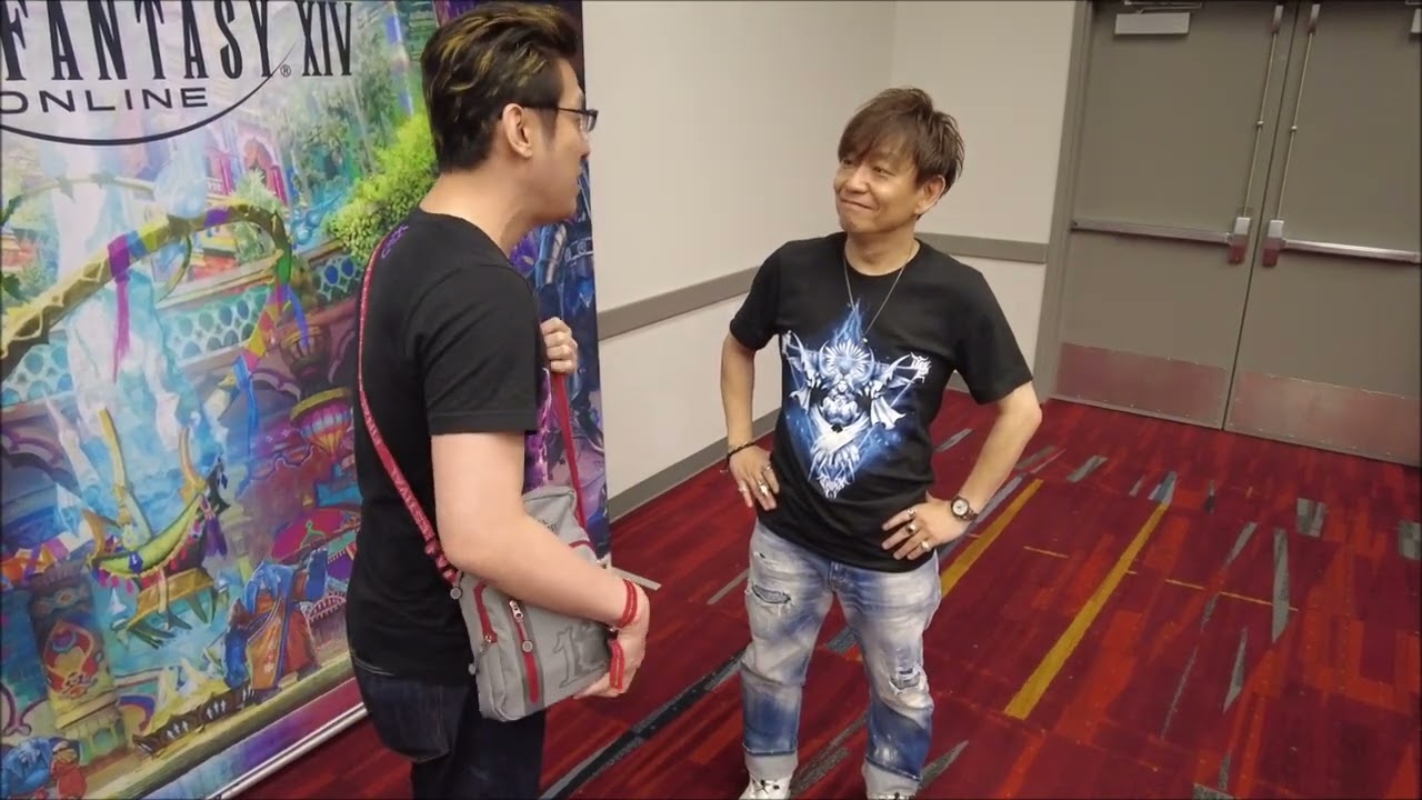 Me and Yoship's convo at Fanfest