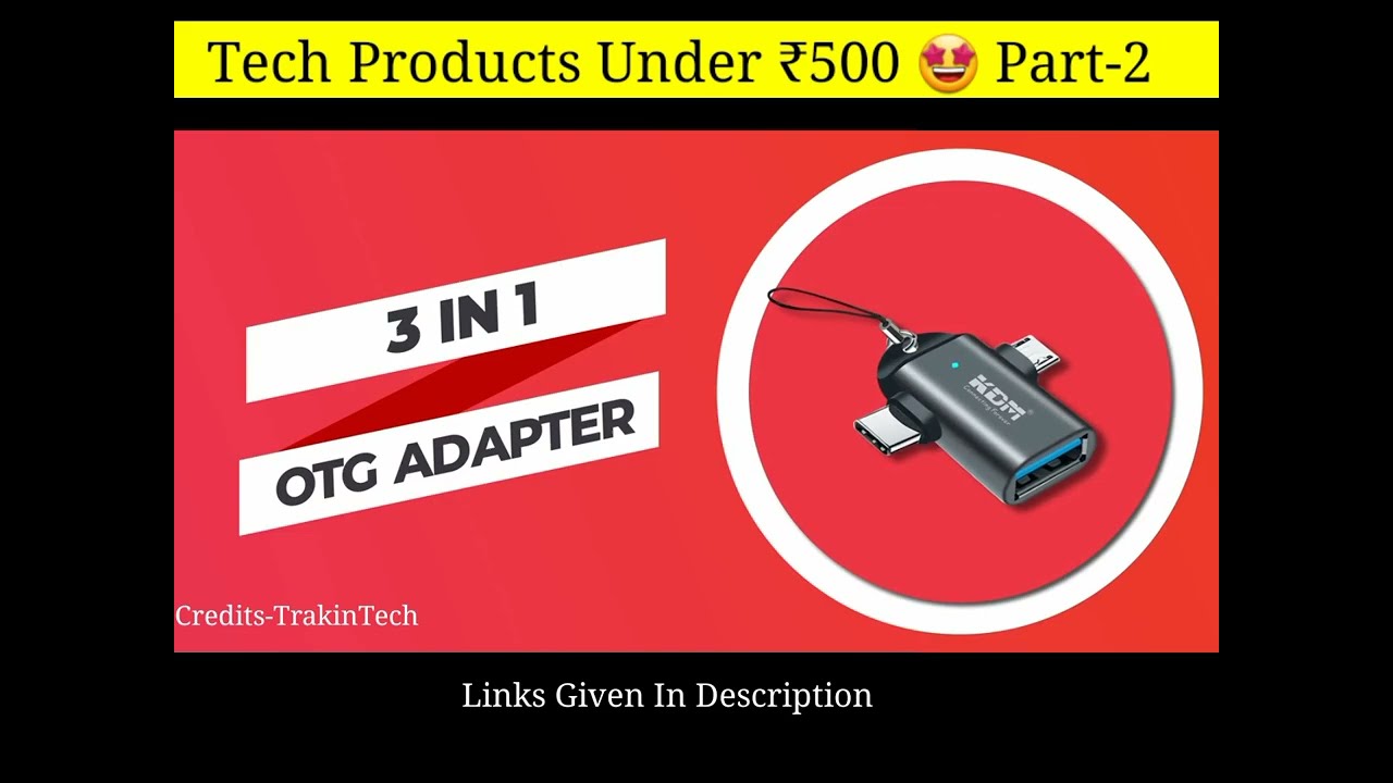 Five tech products under 500 | Cool Gadgets | @ExtroIntro #shorts @TrakinTech