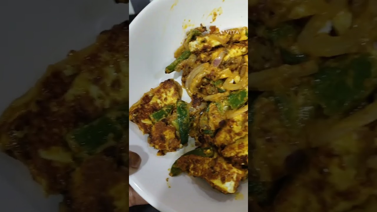 Sirf ten minutes me babaye tasty paneer #recipe #vidioshort 