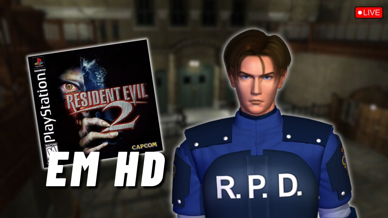 🔴RESIDENT EVIL 2 (PS1) em HD – Campanha do Leon!