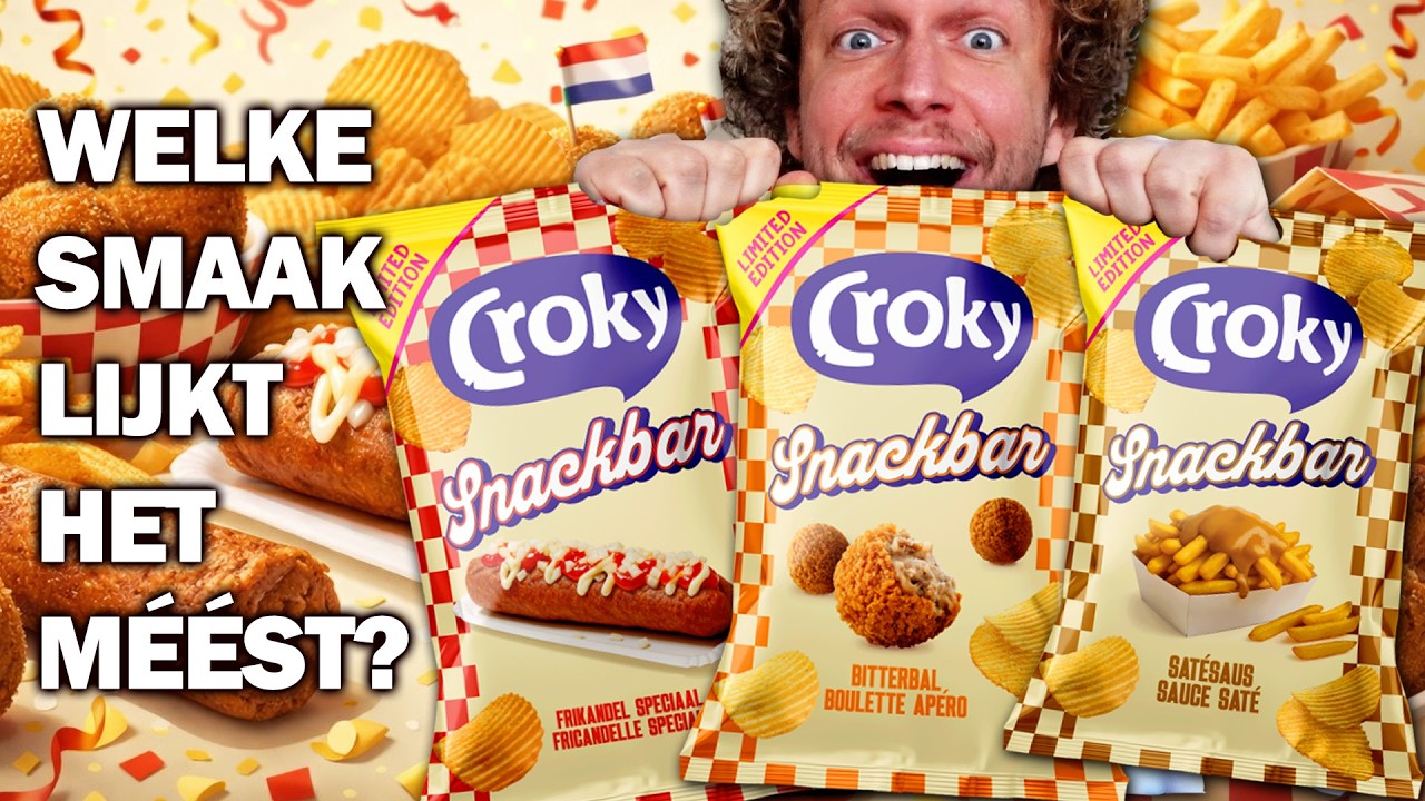 Ik vergeleek alle CROKY SNACKBAR smaken met de ECHTE SNACKS!