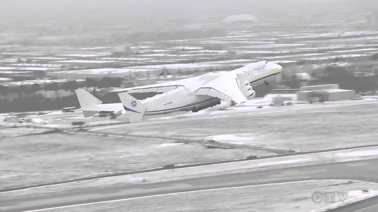 World's largest plane lifts off from Toronto Pearson airport CANADA
